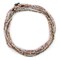 The Bead Chest 3 Strand Bundle: Diamond Cut Beads 2mm Silver, Brass, Copper Multicolor Faceted 24 Inch Strand